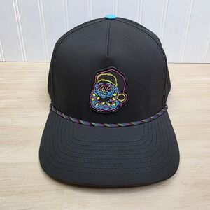 Alter Ego Coaster Splash Naughty Santa Neon Snapback Hat Laser Perforated XL Cap